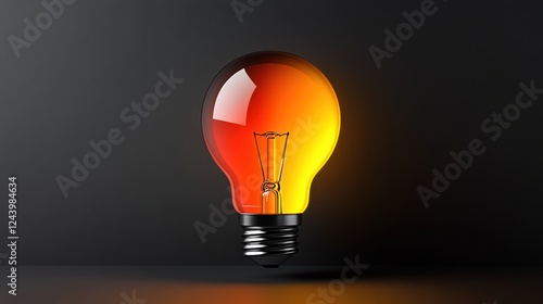 Professional and Powerful Minimalist Light Bulb Logo Design