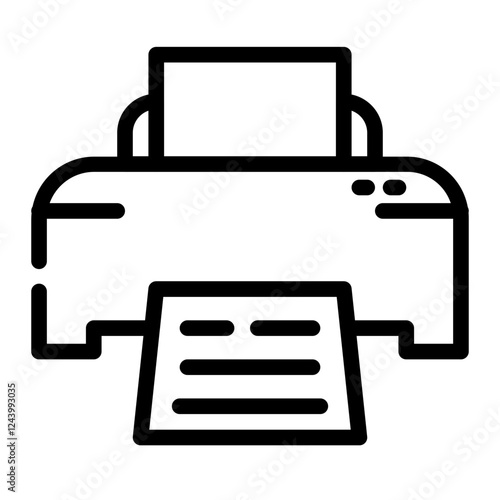 printers cut line icon