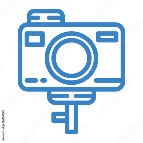 vlogging camera color icon
