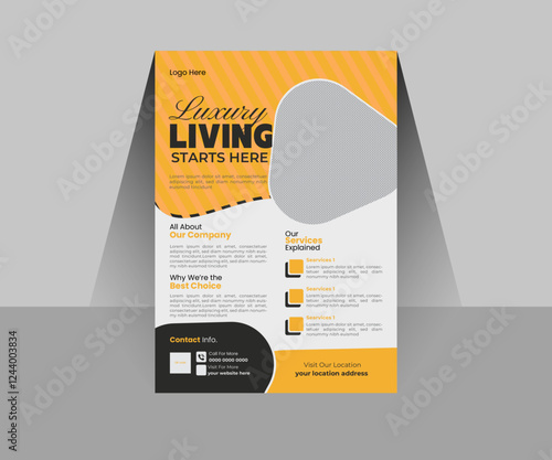 Want to promote your construction services effectively? This flyer template is the perfect tool!