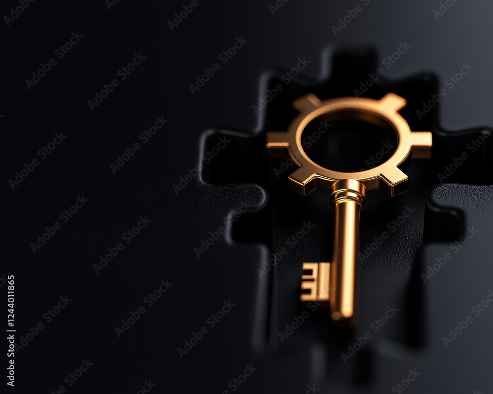 A close-up of a golden key symbolizing opportunity and success, set against a dark background. A close-up of a golden key symbolizing opportunity and success, set against a dark background.