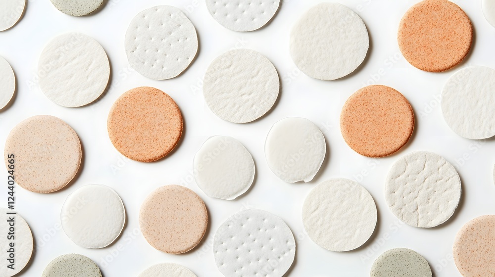 Obraz premium Acne Spot Treatments Displayed in Minimal Geometric Backdrop