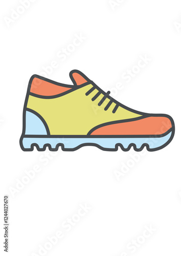 Vektor Turnschuh Illustration symbol für sportliche Aktivität