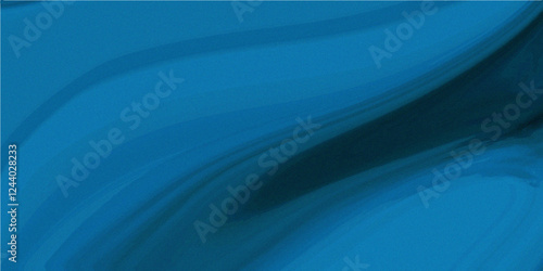 Blue swirly wallpaper, wavy pattern texture, aquarelle colors mixing effect abstract backdrop. Elegant wavy background. Beautiful fluid abstract paint background. Deep ocean Blue satin Ink Marble