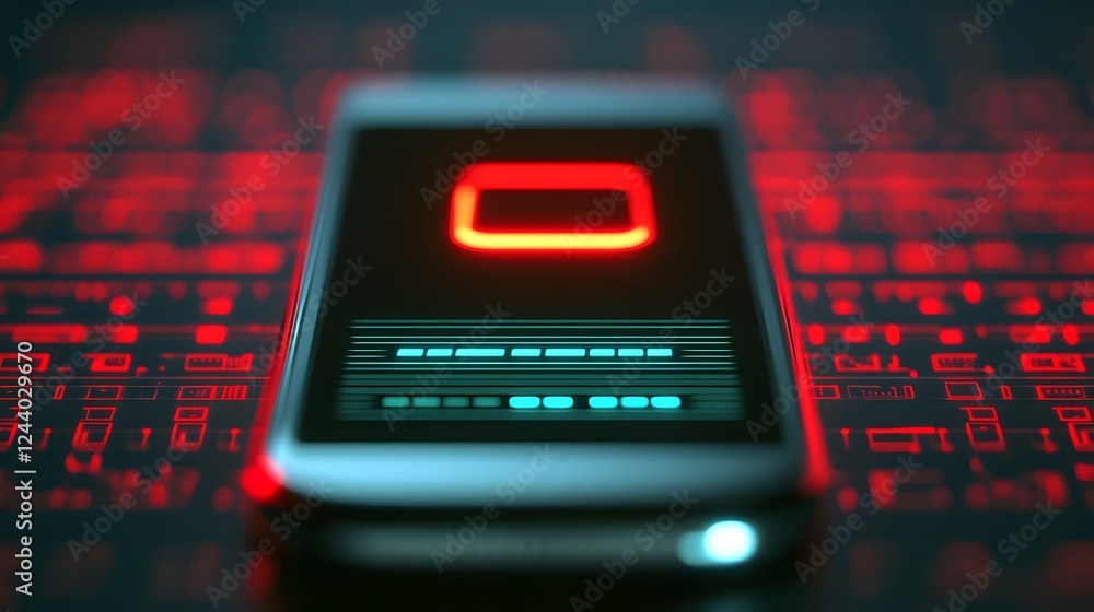 Virtual Assistant Chat Interface on Futuristic Smartphone Screen Symbolizing Modern Customer Service Virtual Assistant Chat Interface on Futuristic Smartphone Screen Symbolizing Modern Customer Service