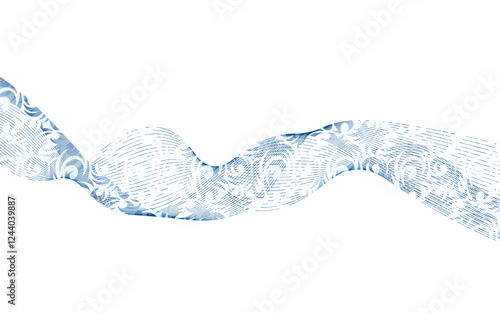 water splash isolated on white