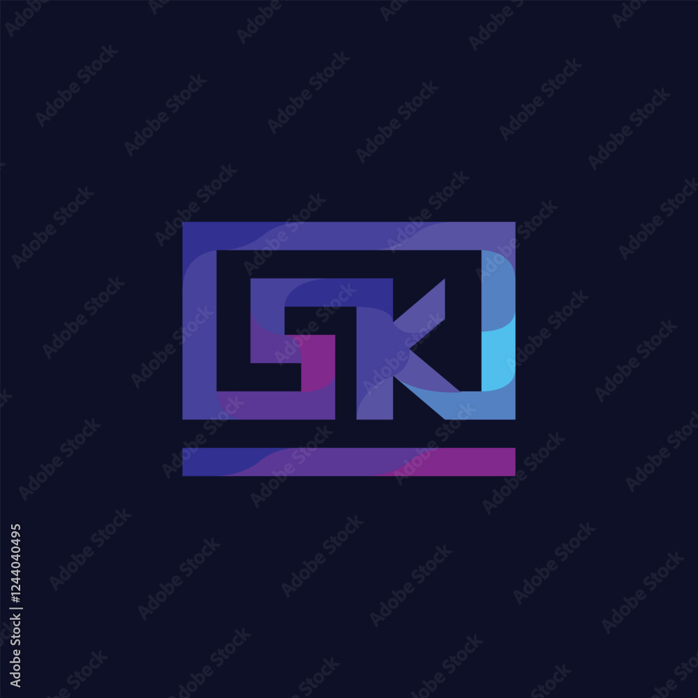 KS logo design template vector graphic branding element KS logo design template vector graphic branding element