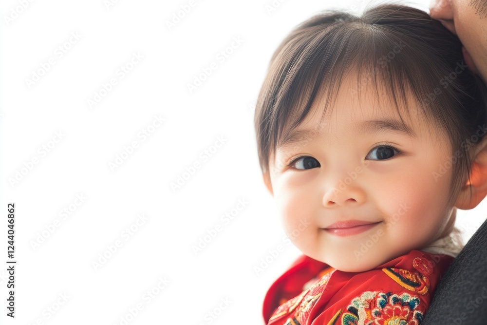 Mother holding infant, portrait of maternal love and care Mother holding infant, portrait of maternal love and care