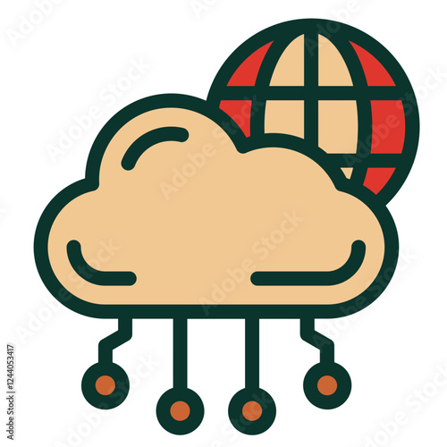 Cloud Infrastructure Icon