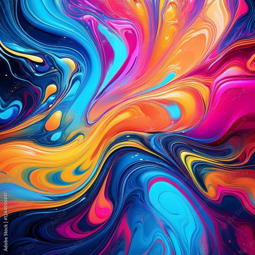 abstract colorful background with waves abstract colorful background with waves