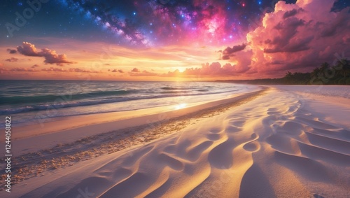 Wonderful wallpaper sun over the coast