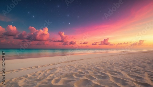 Wonderful wallpaper sun over the coast