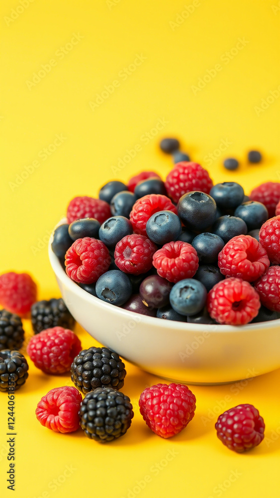 blueberries and raspberries blueberries and raspberries
