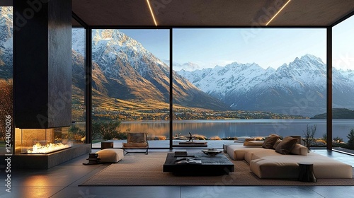 modern queenstown lakeside retreat new zealand house