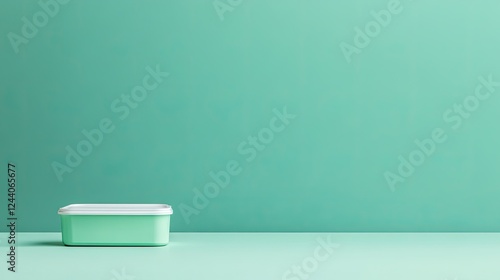 Wallpaper Mural clean and minimalistic layout of weekly diet planner with meal prep containers arranged in grid providing structure Torontodigital.ca