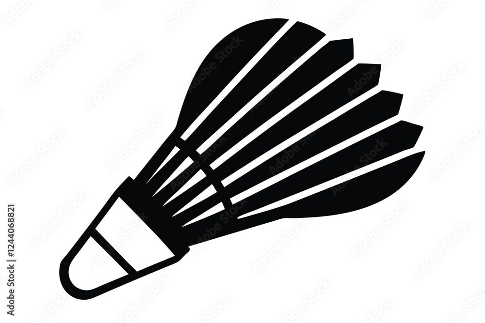 badminton shuttlecock isolated on white badminton shuttlecock isolated on white
