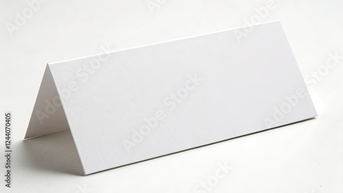 Restraint Paper Table Card. 