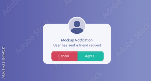 Ask me question social media sticker design blue background