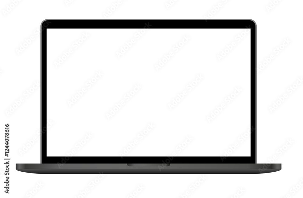 Mockup of a monitor. Black laptop. Computer display with an empty screen isolated on transparent background
Mockup of a monitor. Black laptop. Computer display with an empty screen isolated on transparent background