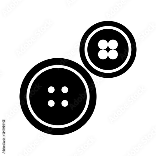 Sewing and tailoring equipment - set of thin line web button icons. Button icon collection. Simple vector illustration.