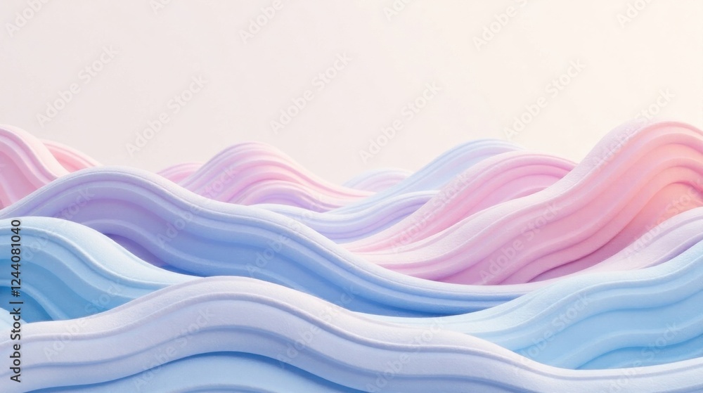 Abstract Pastel Swirls A Dreamy Textured Background of Soft, Undulating Waves in Delicate Pink and Blue Hues Abstract Pastel Swirls A Dreamy Textured Background of Soft, Undulating Waves in Delicate Pink and Blue Hues