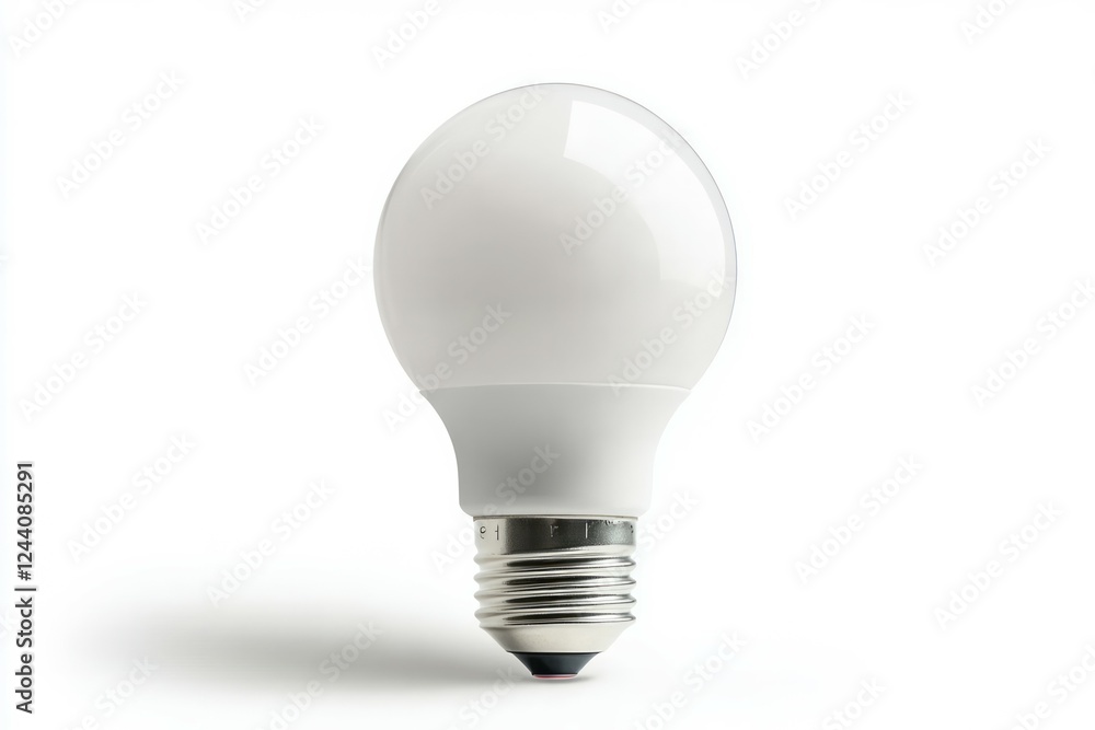 Led light bulb isolated on white background. Neural network AI generated Led light bulb isolated on white background. Neural network AI generated