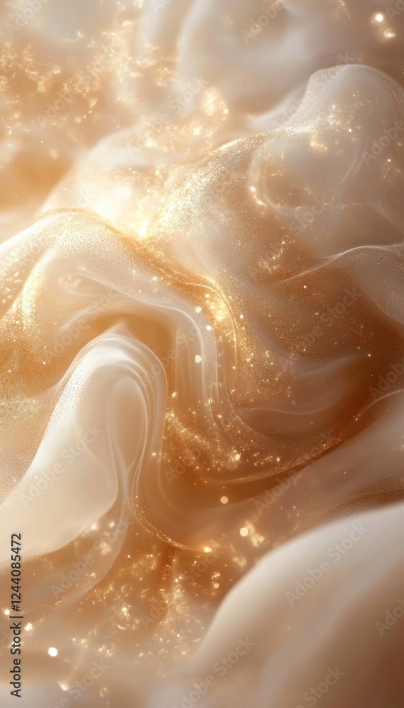 Obraz premium Luxurious Abstract Background Golden Shimmer, Elegance, and Glamour for Beauty, Fashion Design