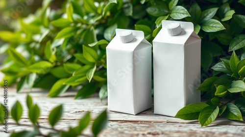 bottle of milk on green grass