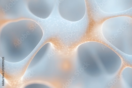 macro shot of ai-generated fractals forming intricate neural patterns glowing with digital energy representing deep