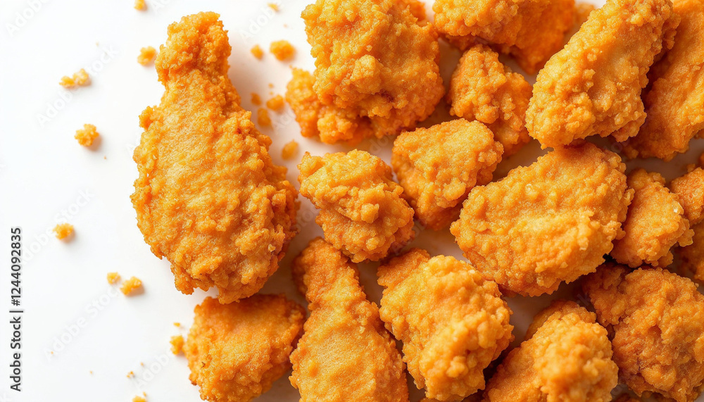 food, chicken, fried, meal, meat, plate, dish, dinner, cuisine, lunch, delicious, white, snack, fish, pork, tasty, isolated, gourmet, restaurant, eat, shrimp, sauce, grilled, appetizer, potato