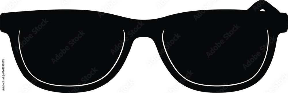 sunglass silhouette,sunglass simple flat vector icon sunglass silhouette,sunglass simple flat vector icon