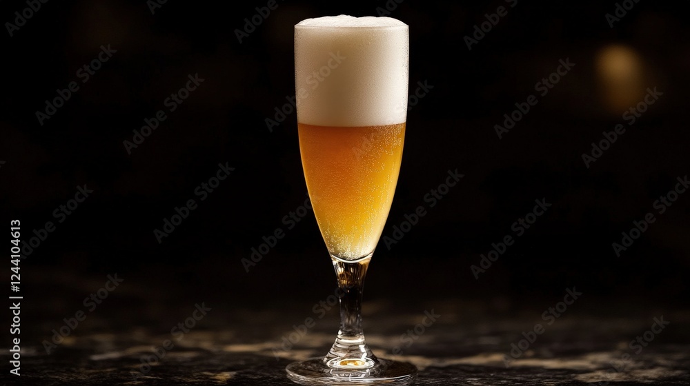 cold pilsner beer served in a tall, elegant glass with a light golden color and a perfect foam head, ideal for a refreshing sip cold pilsner beer served in a tall, elegant glass with a light golden color and a perfect foam head, ideal for a refreshing sip