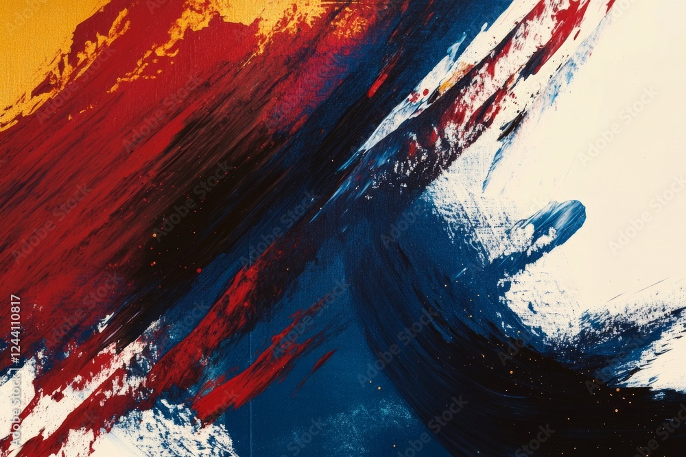 dynamic abstract painting with bold brushstrokes and crimson gold indigo colors, glittering, capturing energy and movement, wall art poster dynamic abstract painting with bold brushstrokes and crimson gold indigo colors, glittering, capturing energy and movement, wall art poster