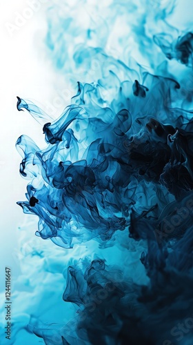 blue white black abstract background blur gradient / photo