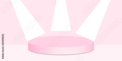 Product Display Podium Vector