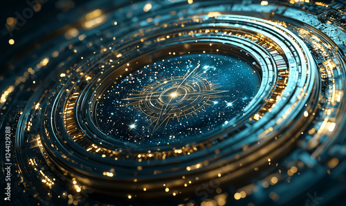 Wallpaper Mural Innovative space exploration of galaxies and planets astronomy insights cosmic environment digital viewpoint Torontodigital.ca