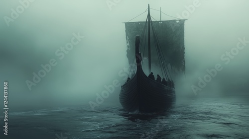 Viking Voyage in the Mist photo