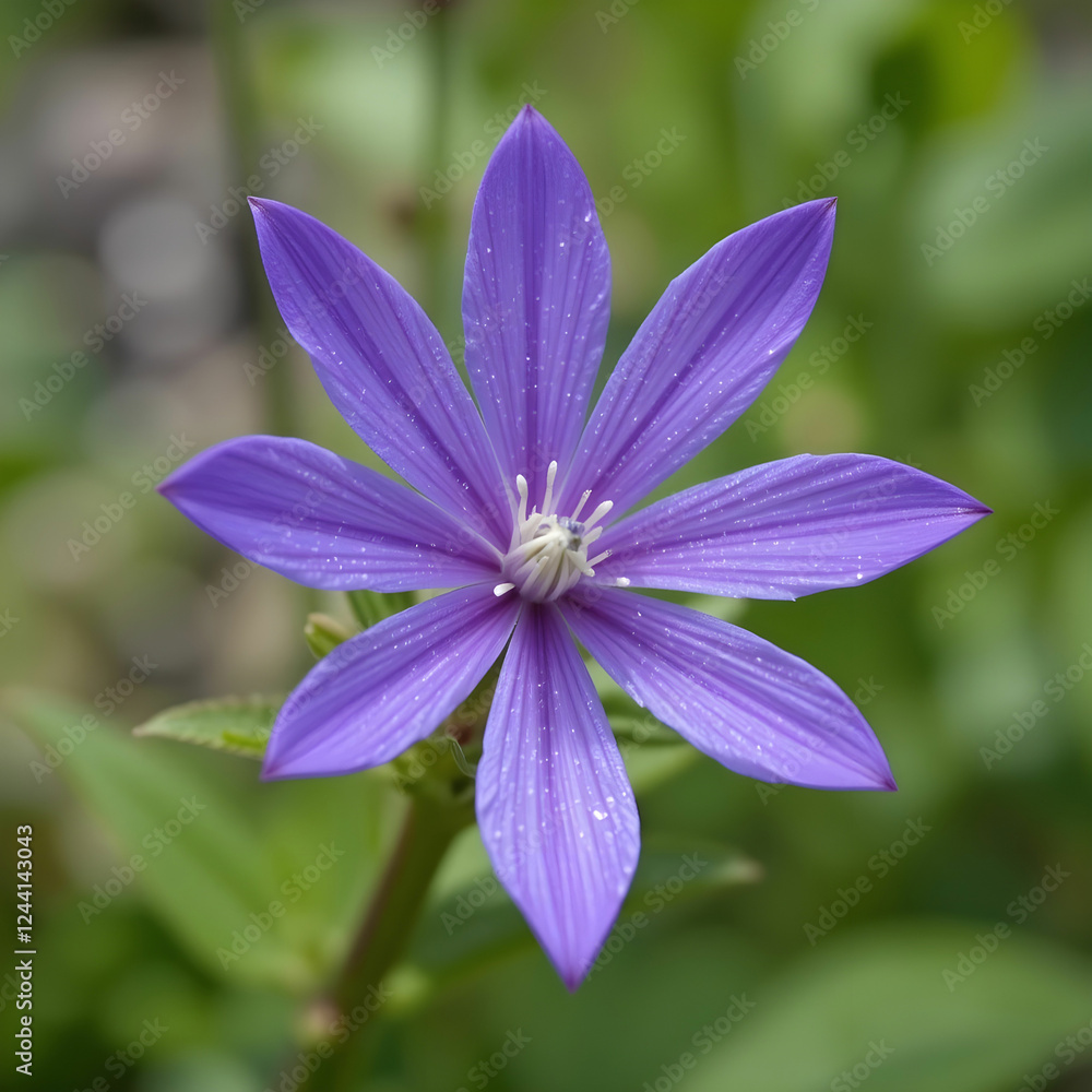 Closeup of the Gentians sabra flower Closeup of the Gentians sabra flower