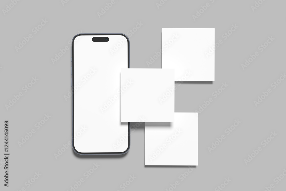 smartphone Social Media blank Mockup smartphone Social Media blank Mockup