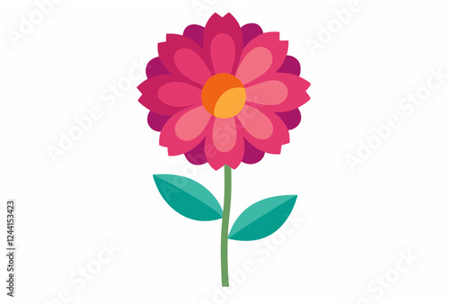 pink dahlia flower