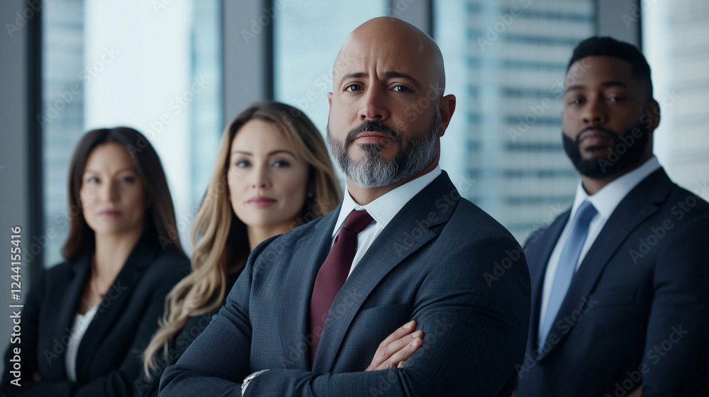 Diverse Professionals in Modern Office Collaboration Diverse Professionals in Modern Office Collaboration