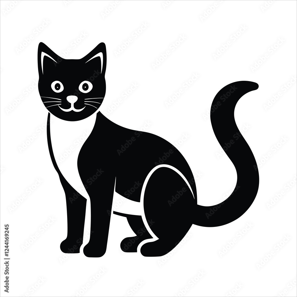 black cat vector illustration black cat vector illustration