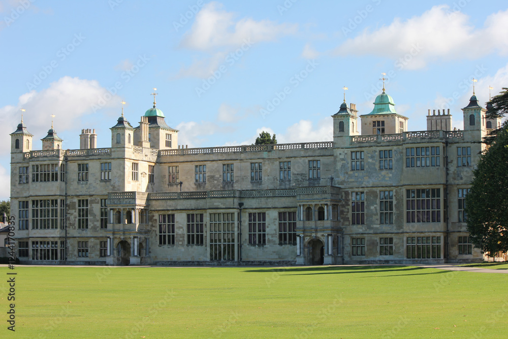 Fototapeta premium Audley End, Essex, United Kingdom, September 25 2015. Views from Audley End