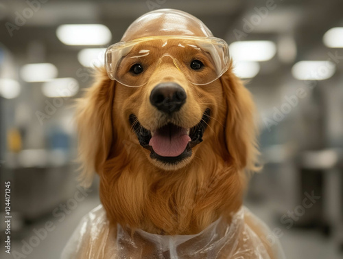 Dog Doctor In A Medical Cos...