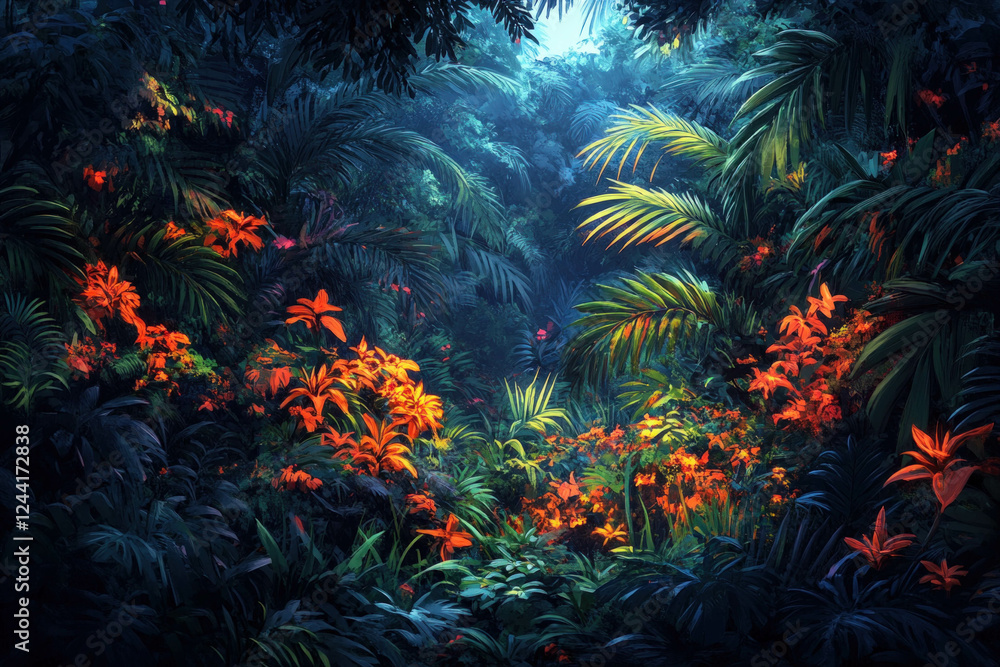Obraz premium Jungle Background