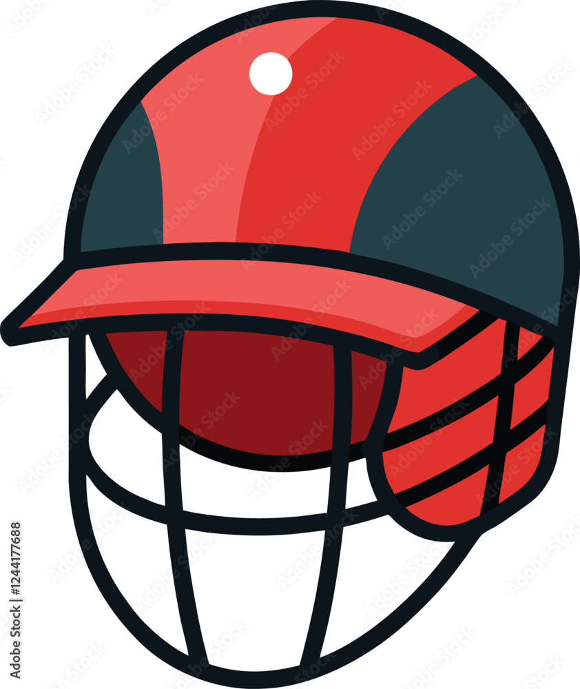 Naklejka premium helmet vector