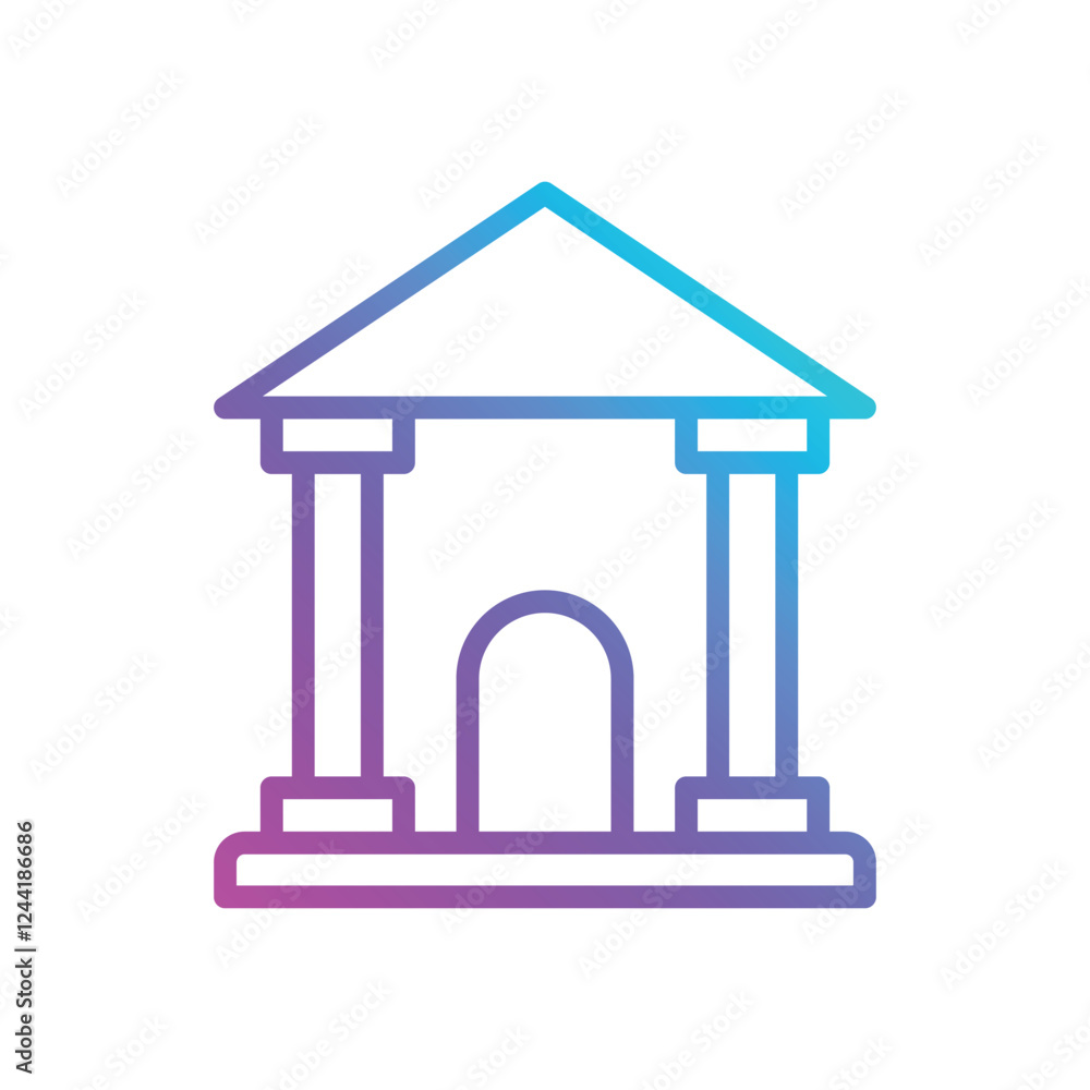 Bank vector icon Bank vector icon