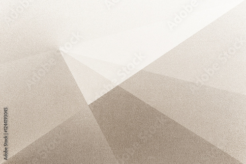 Obraz na płótnie Light pastel soft pale dusty brown beige cream nude white abstract pattern background. Geometric shape. Line stripe angle facet fold triangle mosaic. Color gradient. Matter noise grain.Design.Template w salonie
