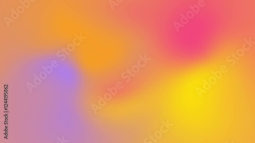 Golden Hour Gradient. Warm Sunset Background