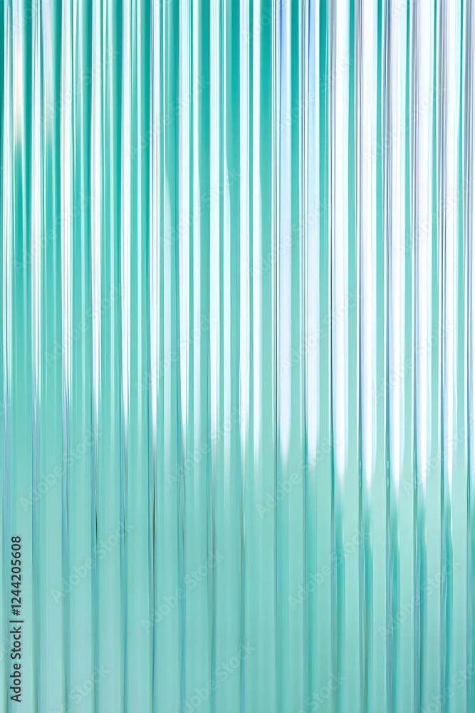 Obraz premium Abstract background with reeded ribbed glass effect texture 